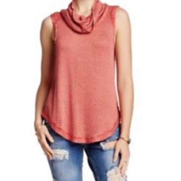 Free People Tops - •We the Free• NWT Timber Cowl Neck Tank